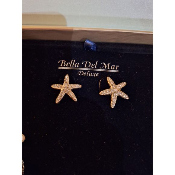 Bella Del Mar Jewelry Set Necklace Bracelet Earrings - Picture 7 of 10